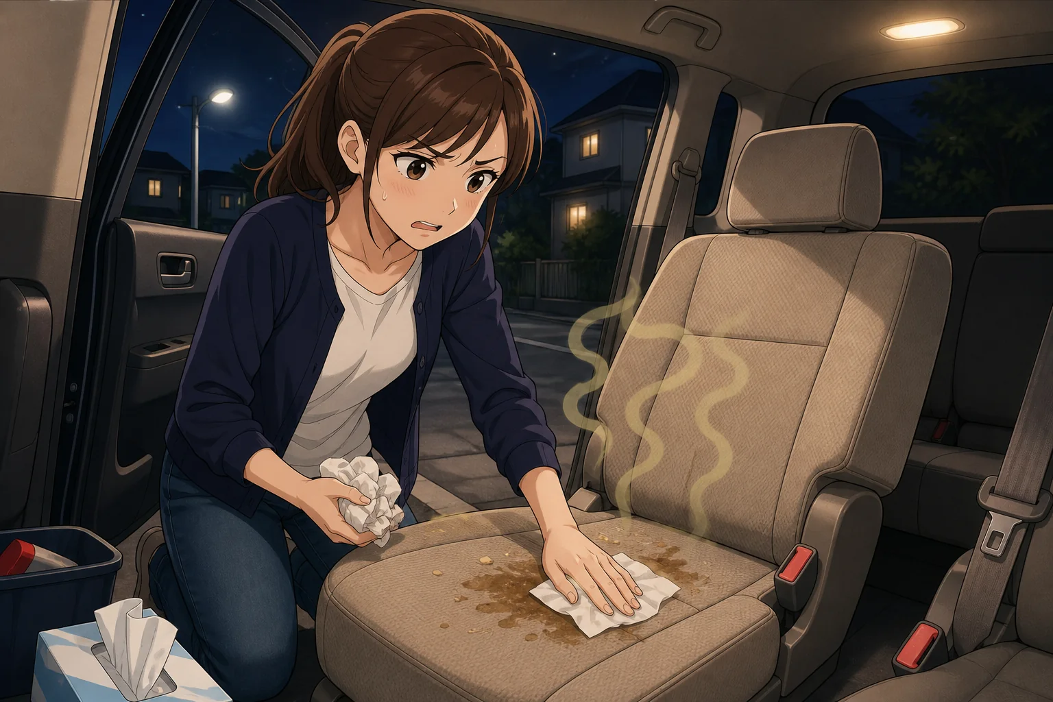 拭いても臭いが残る漫画